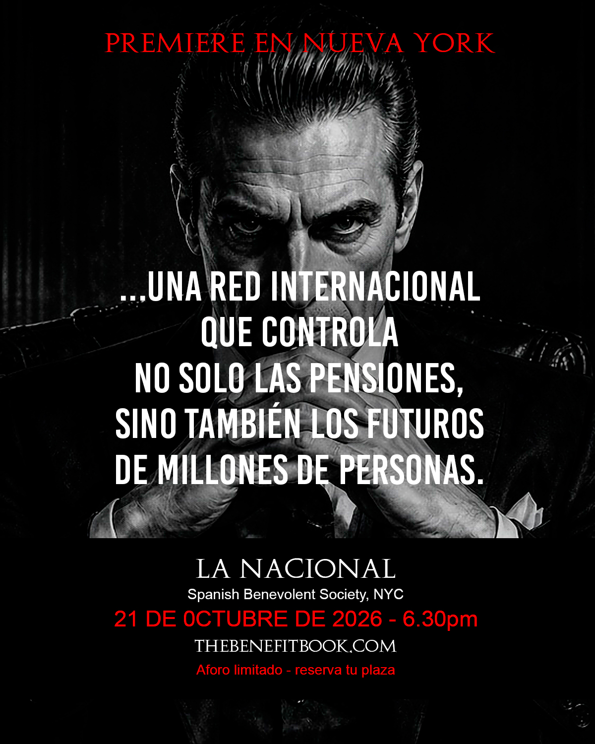 New York premiere campaign poster